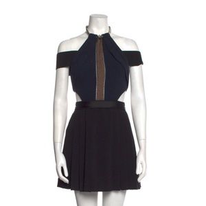 Self-Portrait A-Line Dress Black